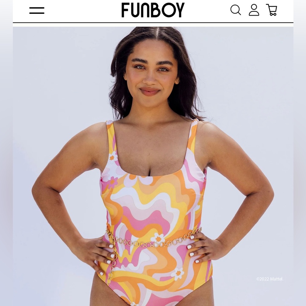 Funboy x Barbie Dream Swim - Raquel One Piece - Size XL - NWT